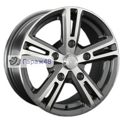 LS 291 R15 / 6.5J PCD 5x139.7 ET 40 ЦО 98.5 Литые Графит с полированной лицевой поверхностью